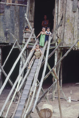 Iban kids, Sarawak, Borneo