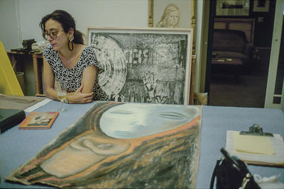 Pam Goldblum, Artist, LA, 1991